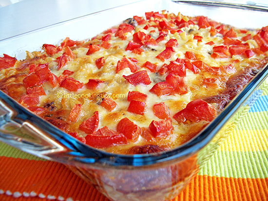 Fantastic baked pasta with sujuk, fresh tomato and lemon zest Fantastic baked pasta with sujuk, fresh tomato and lemon zest